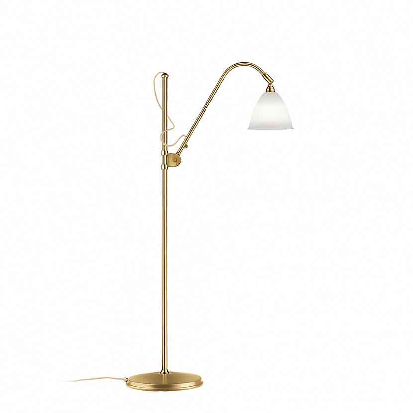 BL3 D16 Brass / Bone China Floor Lamp
