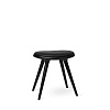 Low Stool Black stained beech 47 cm