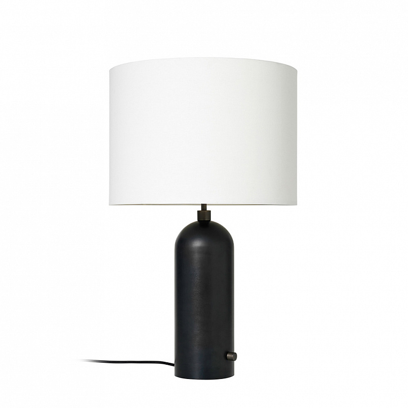 Gravity L White / Steel table lamp