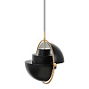 Multi-Lite L Brass / Soft Black pendant