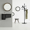 Low Stool Dark stained beech 47 cm