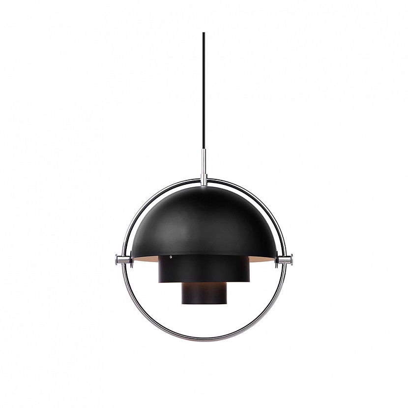 Multi-Lite Small Chrome / Black pendant