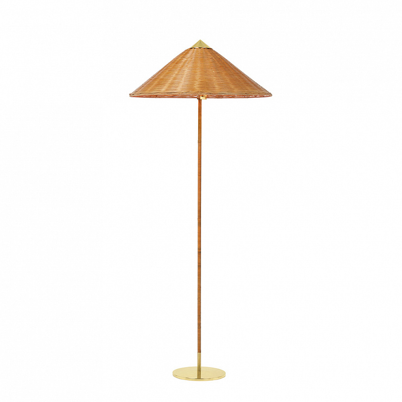 9602 Wicker Willow floor lamp