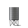 ABC Black table lamp