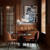 Multi-Lite L Brass / Sea Grey pendant
