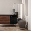 62 Walnut 3 drawer Dresser