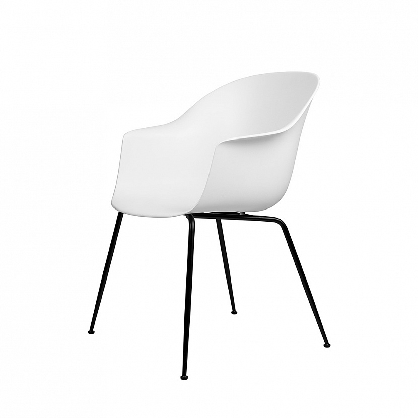 Bat Black / White Dining Chair, set of 4