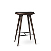 High Stool Dark stained beech 74 cm
