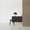 Low Stool Black stained beech 47 cm