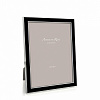 Black Enamel & Silver Frame 8x10