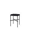 TS Black / Black Marquina Marble Side Table
