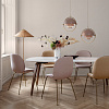 Multi-Lite L Brass / Rose Dust pendant