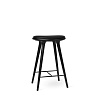 High Stool Black stained beech 69 cm