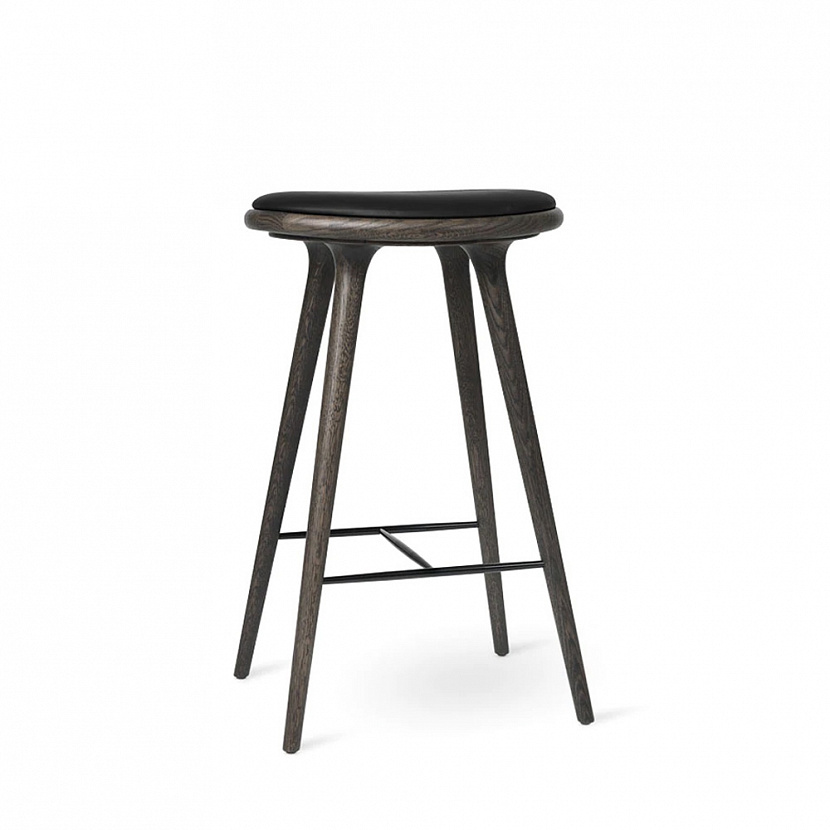High Stool Sirka grey stained oak 74 cm