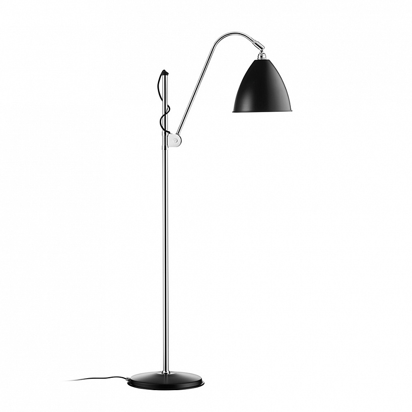 BL3 D21 Chrome / Black floor lamp